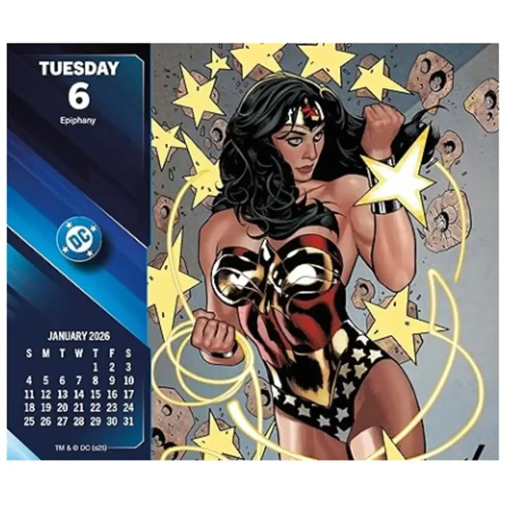 2026 DC Comics Day-at-a-Time Box Calendar